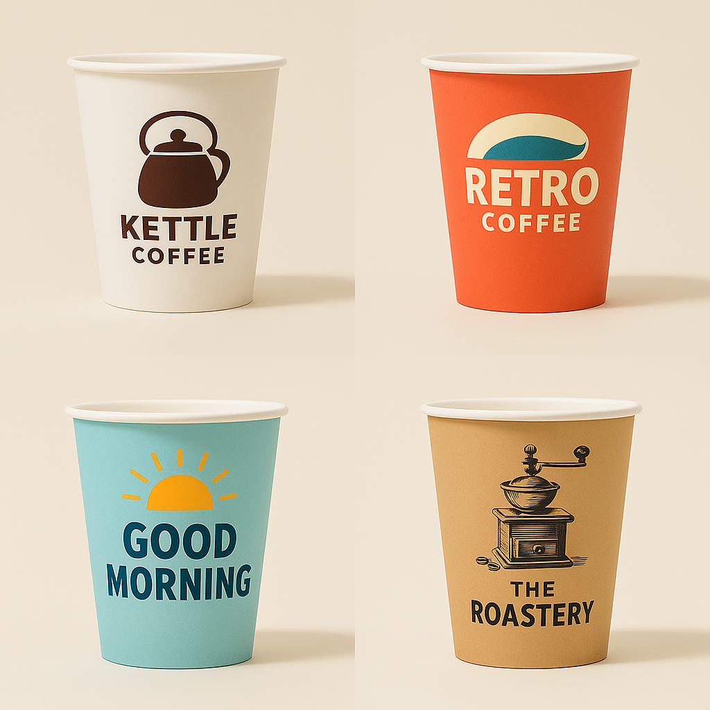 12 oz Custom Single Wall Hot Cups