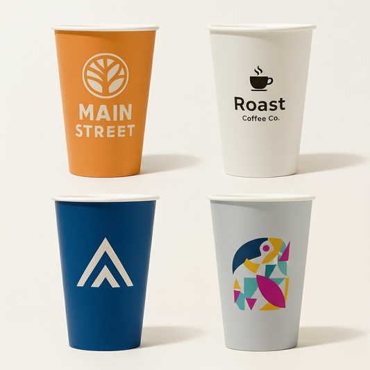 16 oz Custom Single Wall Hot Cups